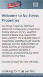 Mobile Screenshot of nostressproperties.com